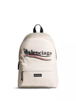 Balenciaga рюкзак Explorer с логотипом, белый