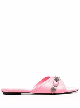 Balenciaga сандалии Cagole, розовый