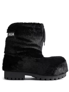 Balenciaga сапоги Alaska с логотипом, черный