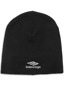 Balenciaga шапка бини 3B Sports Icon с логотипом, черный