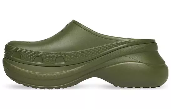 Шлепанцы Balenciaga Closed Toe мужские, зеленый