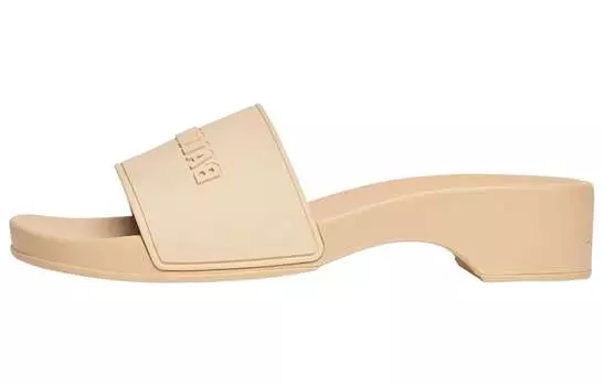 Шлепанцы женские Balenciaga, бежевый