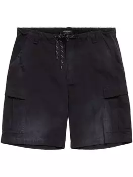 Balenciaga шорты карго, черный
