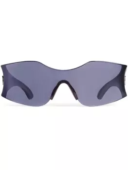 Balenciaga солнцезащитные очки с логотипом, синий