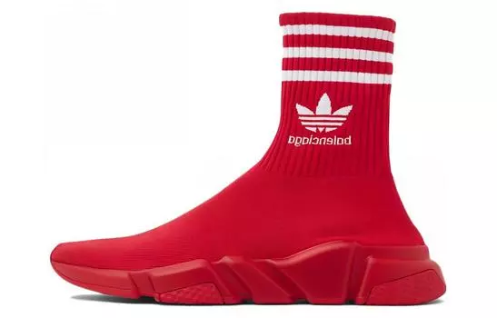 Кроссовки женские Adidas x Balenciaga, красный