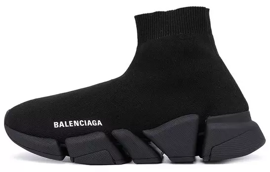 Balenciaga Speed 2.0 Shiny Black Women's