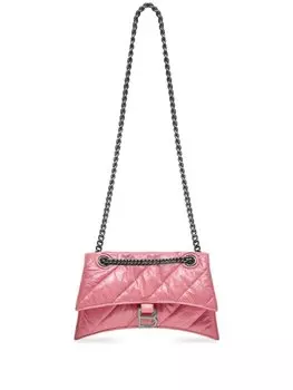 Balenciaga стеганая сумка на плечо Crush, розовый