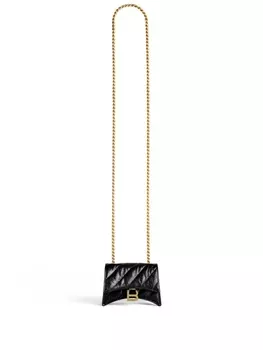 Balenciaga сумка через плечо Crush с логотипом, черный