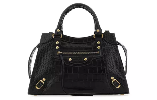 Balenciaga Сумка через плечо из телячьей кожи, женская, черная