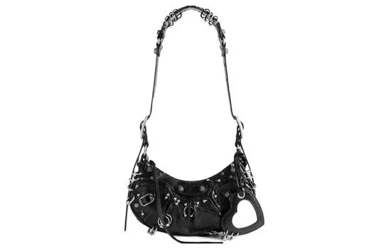 Balenciaga Сумка через плечо Le Cagole Xs с пирсингом, черная