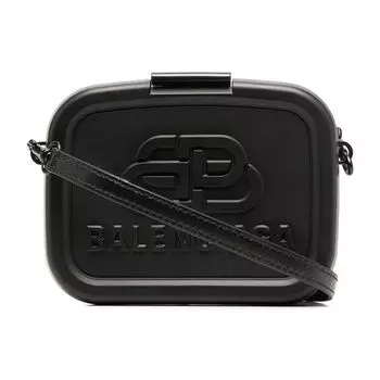 Balenciaga Сумка для обеда из овчины, сумка через плечо, женская, черная