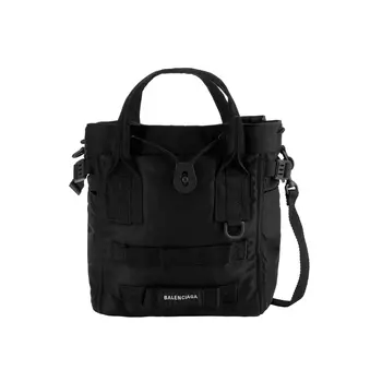 Balenciaga Сумка из полиэстера, сумка через плечо, сумка-туба женская, черная