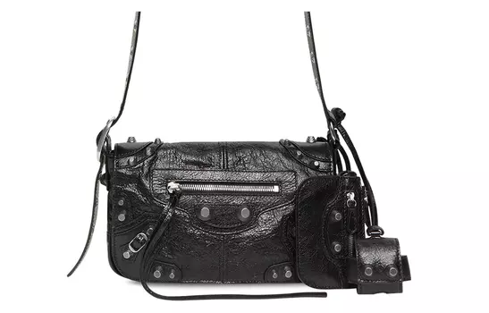 Balenciaga Сумка-конверт Le Cagole Xs, черная