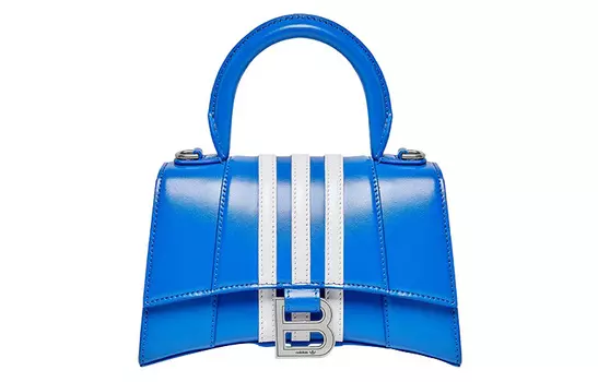 Balenciaga Сумка-коробка Adidas Hourglass Xs синяя