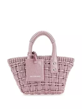 Balenciaga сумка-корзина Bistro XXS, розовый
