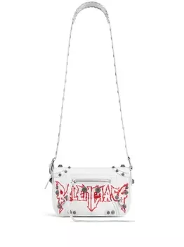 Balenciaga сумка-мессенджер Le Cagole XS DIY Metal, белый