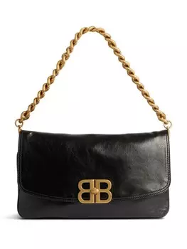 Balenciaga сумка на плечо BB Soft среднего размера, черный