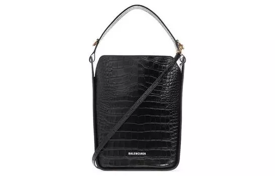 Balenciaga Сумка на плечо из АБС-пластика, обычная, унисекс, черная