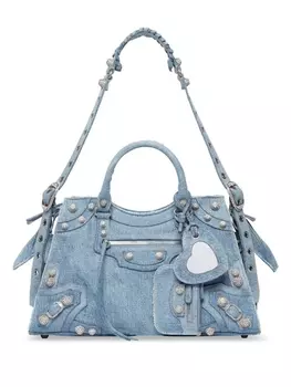 Balenciaga сумка на плечо Neo Cagole City, синий