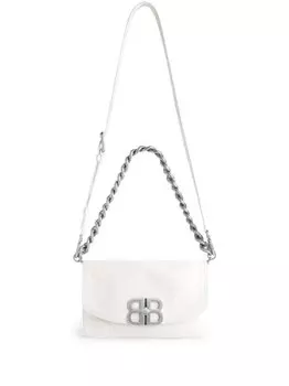 Balenciaga сумка на плечо с логотипом BB, белый