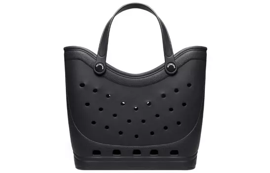 Balenciaga Сумка-шоппер из резины и ЭВА, женская, черного цвета, большого размера
