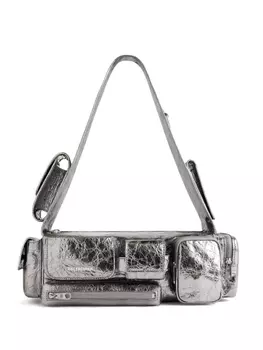 Balenciaga сумка Superbusy XS Sling, серебристый