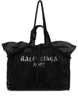 Сумка-тоут Balenciaga 24/7 среднего размера, черный