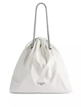 Balenciaga сумка-тоут Crush среднего размера, белый