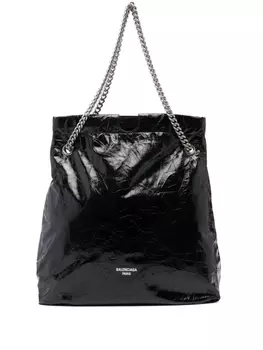 Balenciaga сумка-тоут Crush среднего размера, черный
