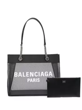 Balenciaga сумка-тоут Duty Free среднего размера, черный