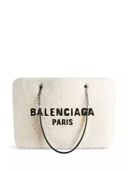 Сумка-тоут Balenciaga Duty Free среднего размера, нейтральный цвет