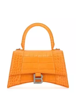 Balenciaga сумка-тоут Hourglass размера мини, оранжевый