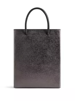 Balenciaga сумка-тоут с логотипом, серый