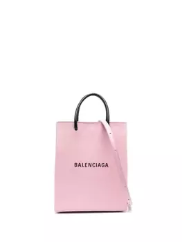 Balenciaga сумка-тоут Shopping с логотипом, розовый