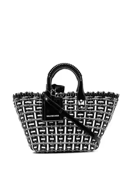 Balenciaga сумка-тоут XS Bistro Basket, черный