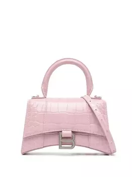 Balenciaga сумка-тоут XS Hourglass, розовый