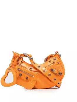 Balenciaga сумка-ведро XS Le Cagole, оранжевый