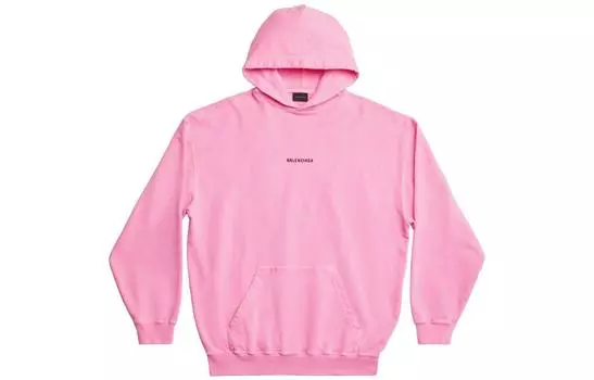 Balenciaga Свитшот свободного кроя, женский, неоново-розовый