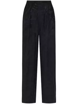 Balenciaga свободные длинные брюки, черный