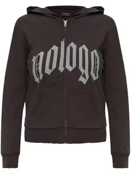 Balenciaga толстовка с логотипом, коричневый