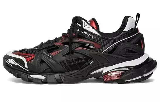 Balenciaga Track 2 Черный Бордовый