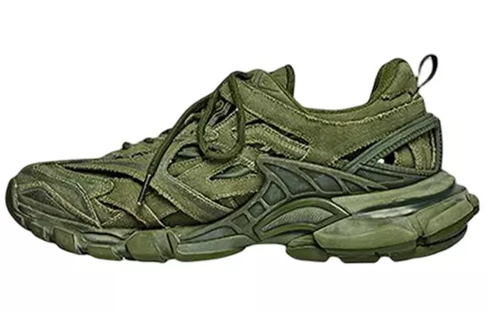 Balenciaga Track.2 Kaki Canvas Women's