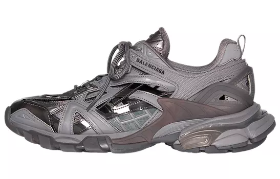 Balenciaga Track.2 Прозрачная подошва Серый