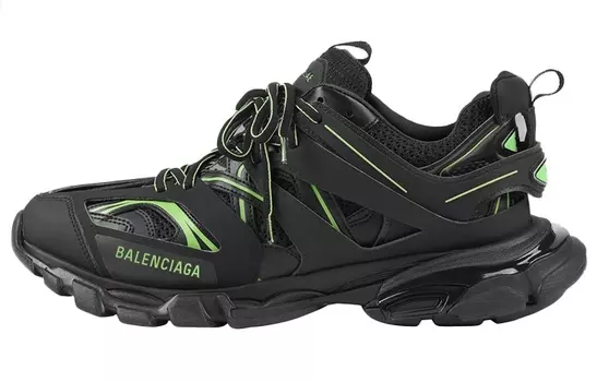 Кроссовки Balenciaga Track, черный/зеленый