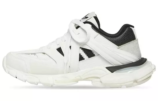 Кроссовки Balenciaga х Adidas Track Forum, белый / черный