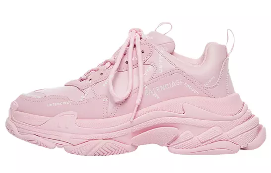 Кроссовки Balenciaga Triple S All Over, розовый