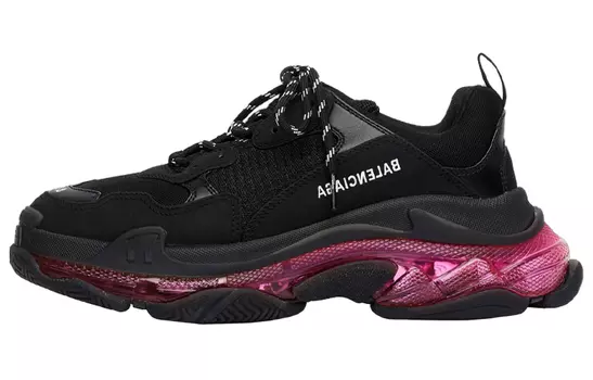 Balenciaga Triple S Clear Sole Неоново-Розовый