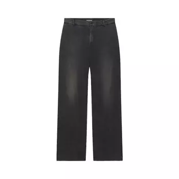 Balenciaga Узкие поношенные брюки черного цвета