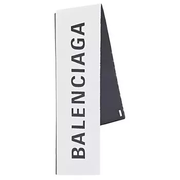 Balenciaga Вязаный шарф мужской черный