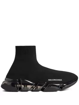 Кеды Balenciaga Speed 2.0, черный/желтый